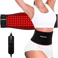 Red Light Belt for Body Weight Loss Nushape Lipo Wrap for Neck Back Shoulder Waist Knee Pain Father’s Day Gift (Black, Large)