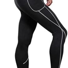 TrainingGirl Women Neoprene Sauna Leggings Sweat Shorts Weight Loss Workout Running Capris Slimming Compression Thermo Pants