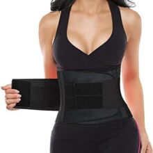 YIANNA Waist Trainer Belt for Women Waist Trimmer Weight Loss Workout Fitness Back Support Belts