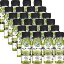 Remedy Organics Immunity Plus Shot, Energize 24-Pack | Boost Energy, Brain Function, Detoxification, and Metabolism | Certified-Organic Ingredients