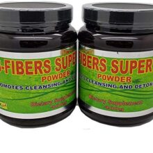 GMJ 18 Fibers Super Max Promotes Detoxification and Weight Loss 400 g x Pack of two