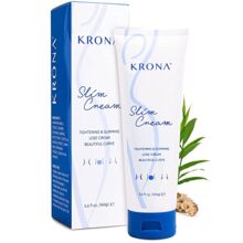 KRONA B Flat Belly Firming Cream – Skin Tightening & Cellulite Cream for Stomach, Thighs & Butt – Moisturizing Firming Lotion with Natural Ingredients – 5.6 oz