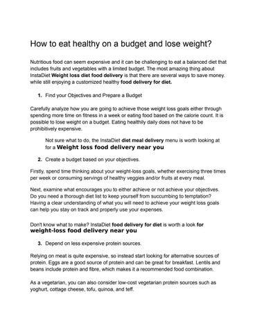 Is it potential to reduce weight whereas on a finances?