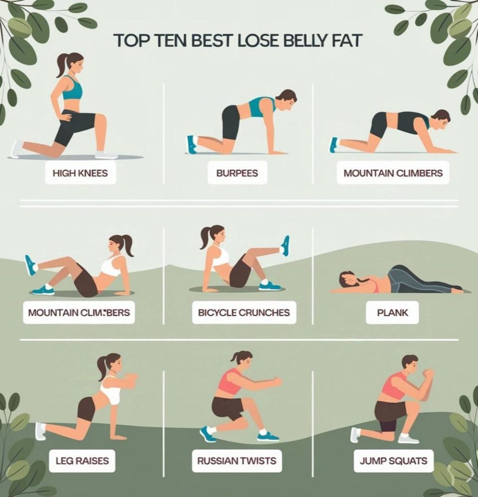 10 Effective Ways to Lose Weight Fast: Ideal Exercises for Belly Fat Loss